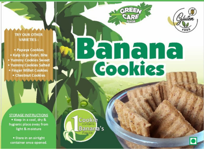 Banana Cookies Utsav.Earth